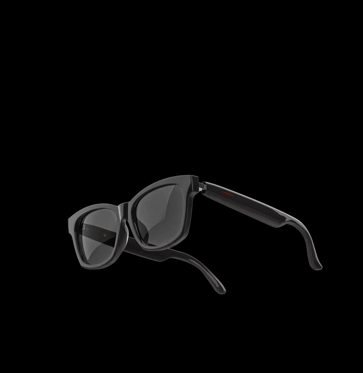 Smart Sunglasses (Black Frame w/AI translator)