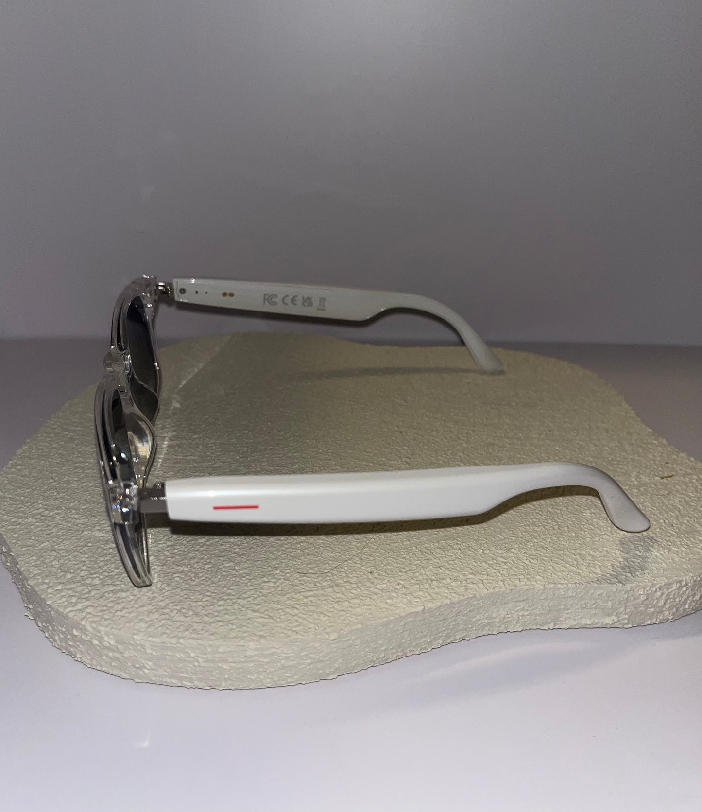 Smart Sunglasses(Clear frame w/Black lens)